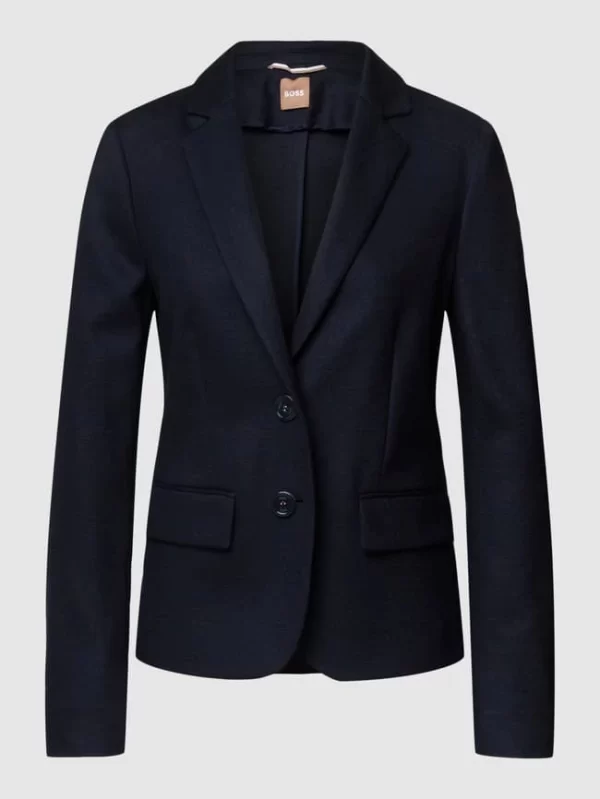 BOSS Blazer Mit Label-Detail Modell ‘Jonalah’ – Marineblau 1