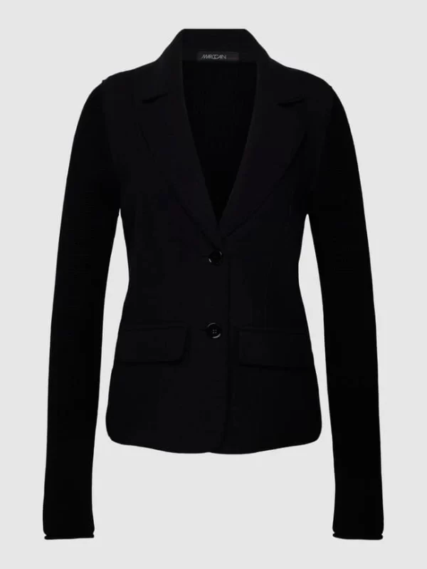 Marc Cain Blazer In Strick-Optik – Schwarz 1