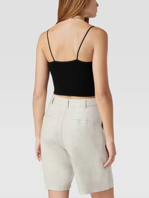 REVIEW Crop Top In Ripp-Optik – Schwarz 6