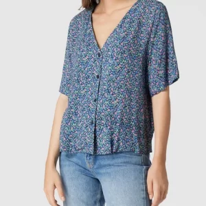 Jake*s Casual Bluse Mit Floralem Allover-Muster – Schwarz 13