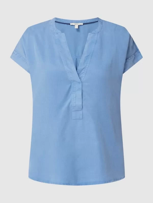 Esprit Blusenshirt Aus Lyocell – Rauchblau 3