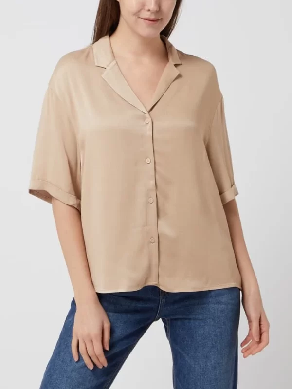 S.Oliver BLACK LABEL Bluse Aus Viskose – Sand 5