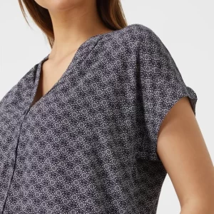 Esprit Bluse Mit Allover-Muster – Marineblau 11