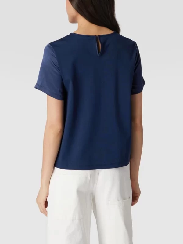 Weekend Max Mara Blusenshirt Mit Rundhalsausschnitt – Marineblau 6