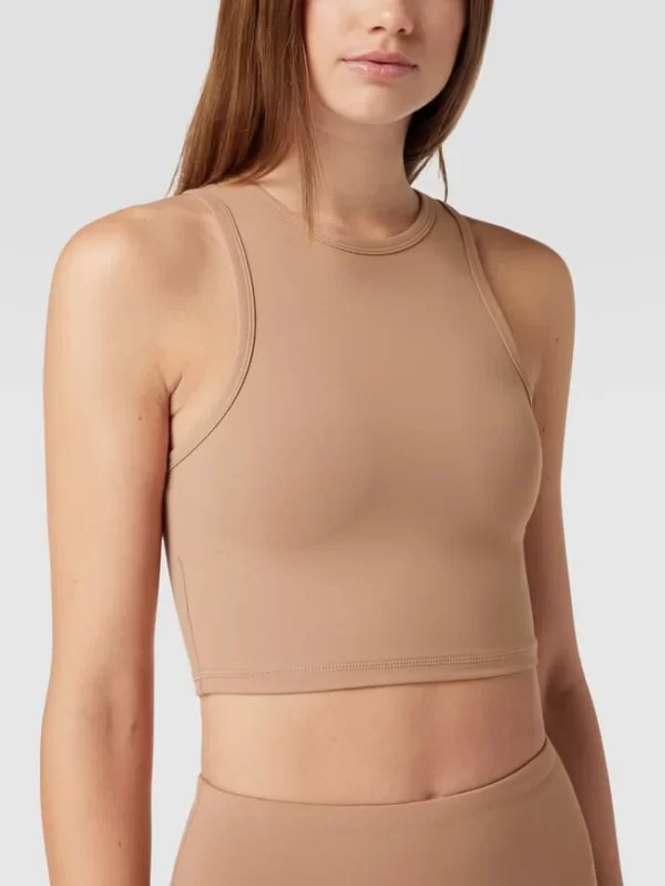 REVIEW Crop Top Mit Racerback – Taupe 4