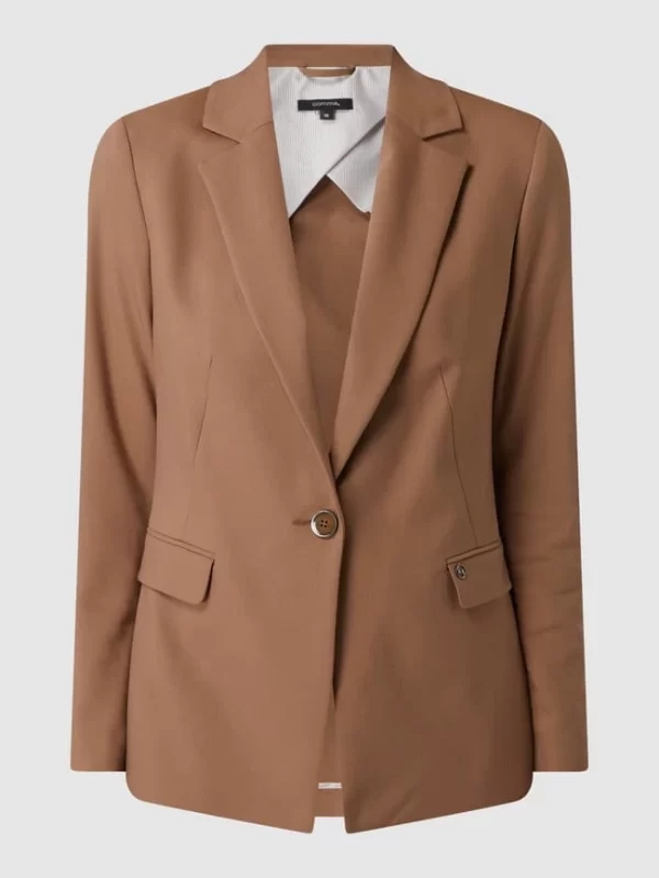 Comma Blazer Mit Stretch-Anteil – Camel 3