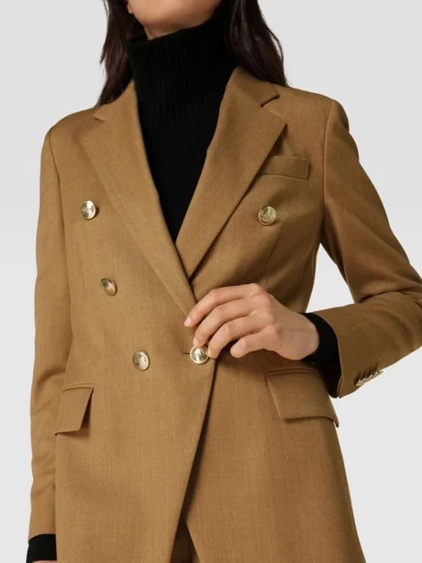 BOSS Blazer Mit Label-Details Modell ‘Jatera’ – Camel 4