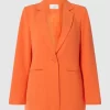 Neo Noir Blazer Mit 1-Knopf-Verschluss Modell ‘Avery’ – Orange 17