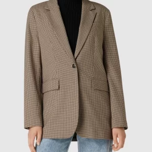 Tommy Hilfiger Blazer Mit Hahnentrittmuster Modell ‘RELAXED’ – Beige 13