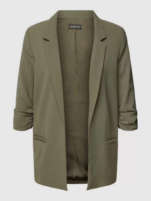 Soaked In Luxury Blazer Mit Reverskragen Modell ‘Shirley’ – Khaki 3