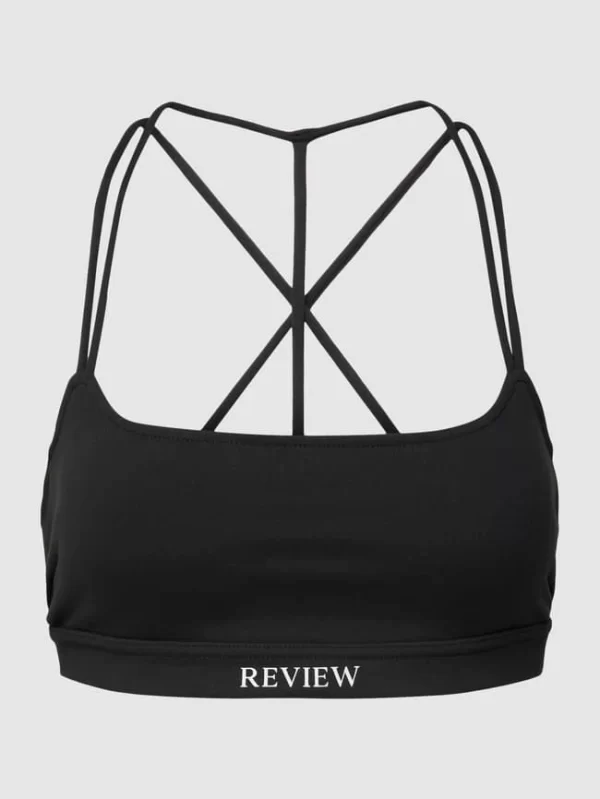 REVIEW Crop Top Mit Gekreuztem Rücken – Schwarz 3