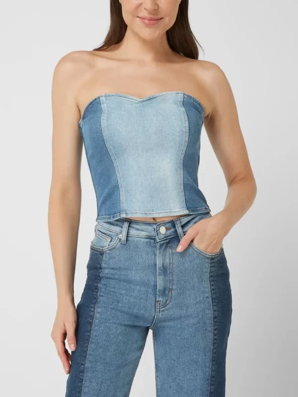 Gestuz Crop Top Im Off-Shoulder-Look Modell ‘Finley’ – Jeans 5