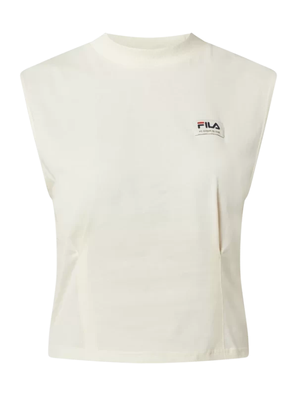 FILA Crop Top Aus Baumwolle Modell ‘Tuzla’ – Offwhite 3