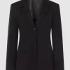 MaxMara Leisure Blazer Mit 2-Knopf-Leiste Modell ‘Cluny’ – Schwarz 19