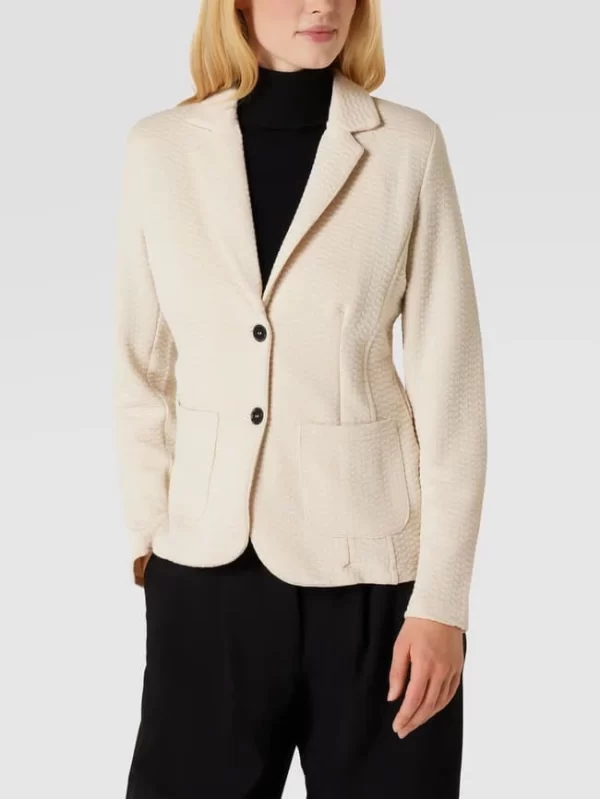 More & More Blazer Mit Strukturmuster Modell ‘Juli’ – Sand 5