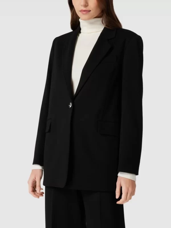 BOSS Blazer Mit Label-Applikation Modell ‘Jewetta’ – Schwarz 5