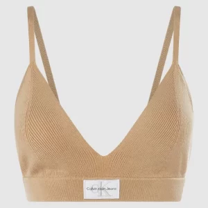 Calvin Klein Jeans Crop Top Aus Lyocellmischung – Sand 9