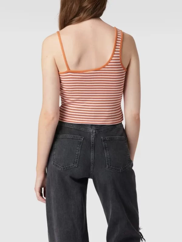 Levi’s® Crop Top Im One-Shoulder-Design – Rostrot 6