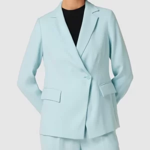 Comma Blazer Mit Angedeuteten Pattentaschen – Mint 13