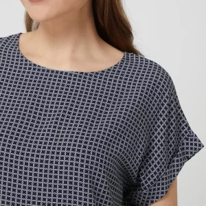 Montego Blusenshirt Mit Allover-Muster – Dunkelblau 11