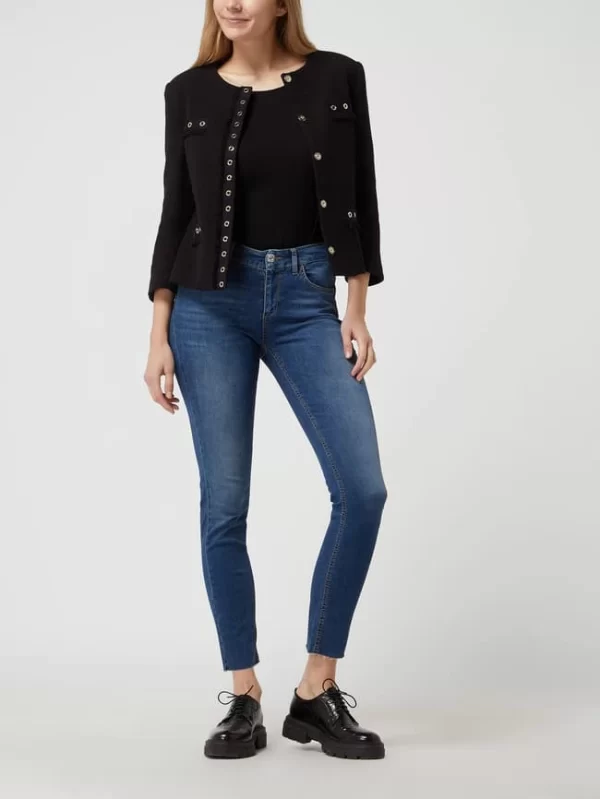 Liu Jo White Blazer Mit Ziernieten – Schwarz 1