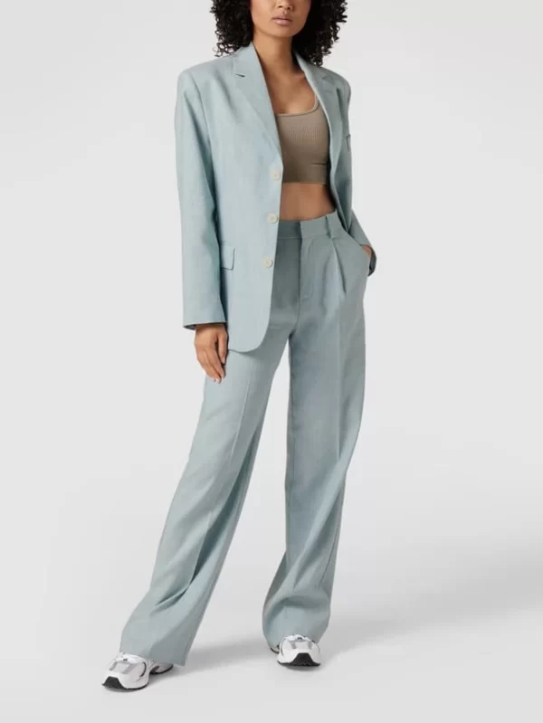 Mango Blazer Mit Pattentaschen – Bleu 1