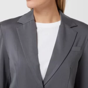 JC Sophie Blazer Mit Paspelierten Pattentaschen – Dunkelgrau 11