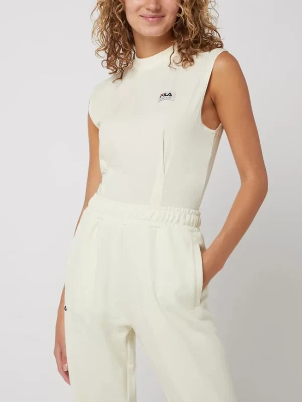 FILA Crop Top Aus Baumwolle Modell ‘Tuzla’ – Offwhite 5