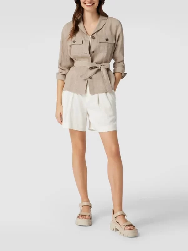 Weekend Max Mara Blazer Aus Leinen – Sand 1