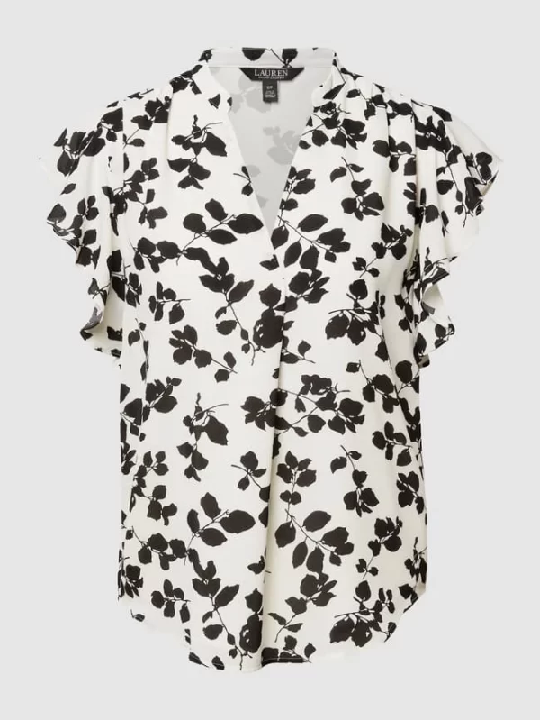 Lauren Ralph Lauren Bluse Mit Floralem Allover-Muster – Offwhite 3