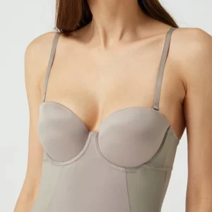 Esprit Body Aus Mikrofaser – Firgurformend – Taupe 9