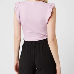 Only Crop Top Mit Raffungen Modell ‘Laila’ – Rosa 15