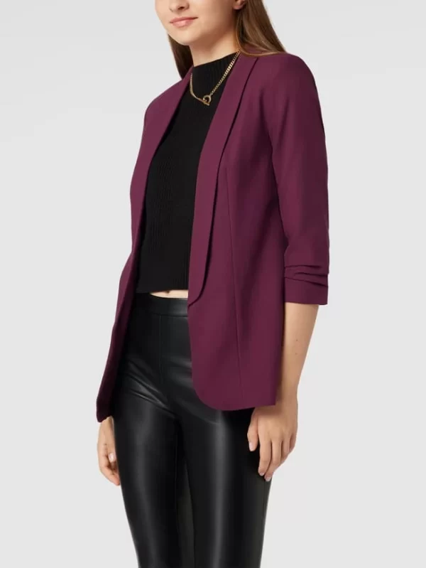 Pieces Blazer Mit Schalkragen – Bordeaux Rot 5