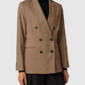 Mango Blazer Mit Karomuster Modell ‘Berta’ – Beige 15