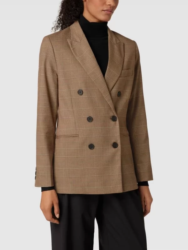 Mango Blazer Mit Karomuster Modell ‘Berta’ – Beige 5