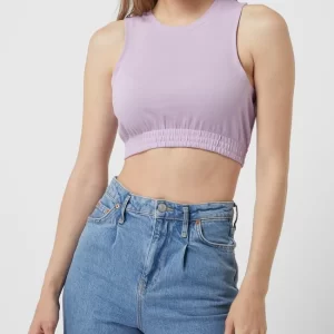 Pieces Crop Top Aus Baumwollmischung Modell ‘Videl’ – Flieder 13