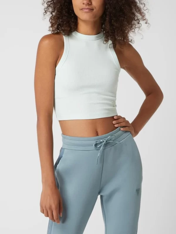 Guess Crop Top Mit Logo-Applikation Modell ‘Edie’ – Mint 5