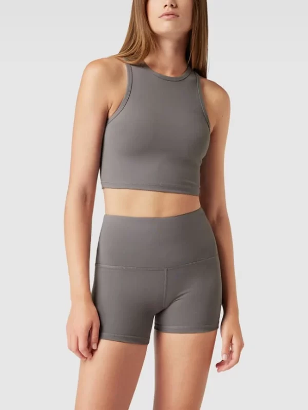 REVIEW Crop Top Mit Racerback – Stein 5