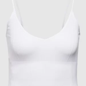 REVIEW Crop Top In Ripp-Optik – Weiß 9