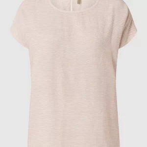 Soyaconcept Shirt Aus Viskose Mit Streifenmuster – Rosé 9