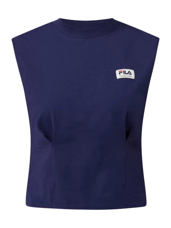 FILA Crop Top Aus Baumwolle Modell ‘Tuzla’ – Blau 3