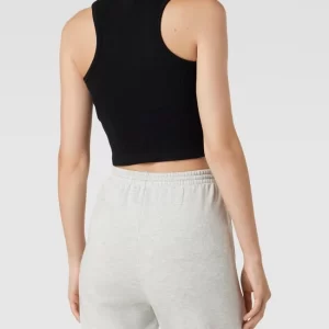 Only Crop Top In Ripp-Optik – Schwarz 15