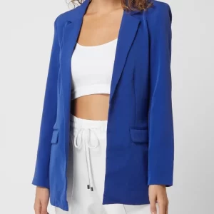 Pieces Blazer Mit Offener Vorderseite Modell ‘Bossy’ – Royalblau 13