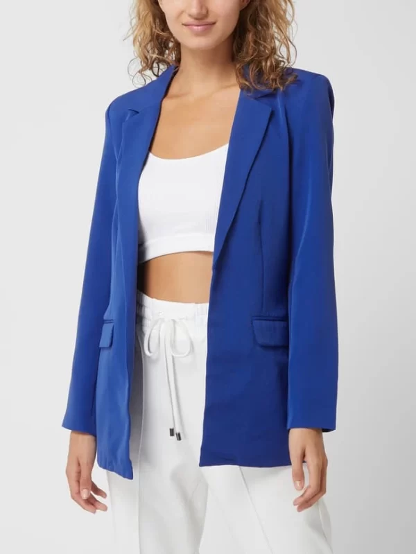 Pieces Blazer Mit Offener Vorderseite Modell ‘Bossy’ – Royalblau 5