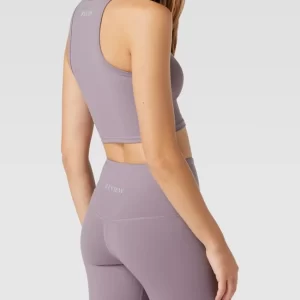 REVIEW Crop Top Mit Racerback – Purple 15