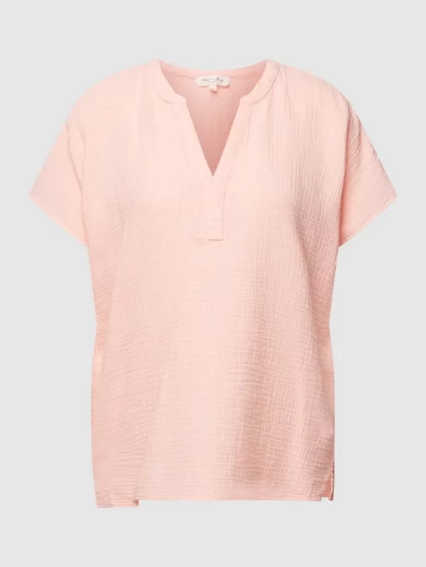 Christian Berg Woman Blusenshirt Mit V-Ausschnitt – Apricot 3