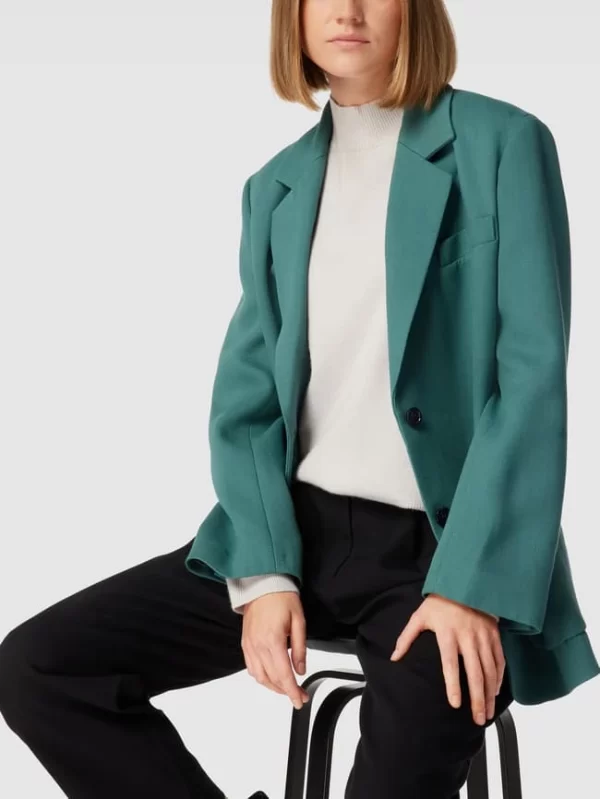 Marc O’Polo Blazer Mit Knopfverschluss – Petrol 4