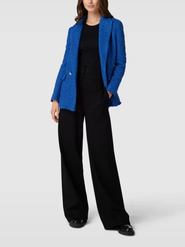 Mango Blazer Mit Strukturmuster Modell ‘BOSTON’ – Royalblau 1