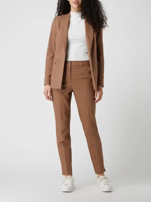 Comma Blazer Mit Stretch-Anteil – Camel 1