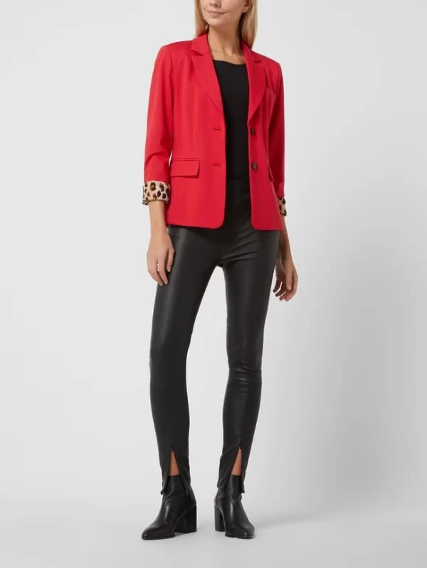 White Label Blazer Mit Reverskragen – Rot 1